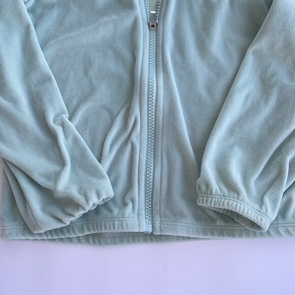 Nike Kids Zipper Jacket Girls 5–6 YRS Athletic Sports Green - Picture 5 of 5